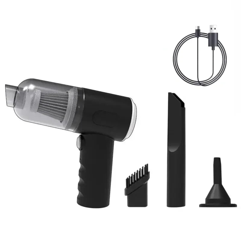 9000Pa Wireless Handheld Car Vacuum Cleaner – USB Rechargeable Portable Vacuum for Car & Home