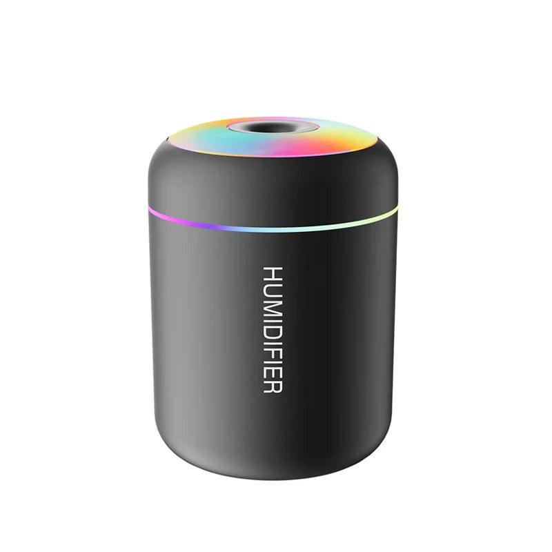 180ML USB Mini Air Humidifier & Aroma Diffuser with LED Night Light for Home, Office & Car